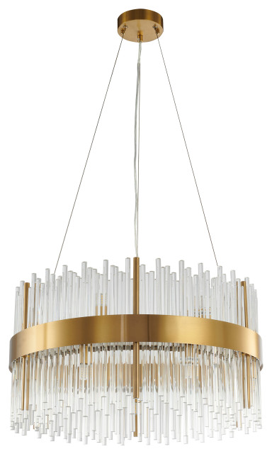 Bethel International Mu57m24g 14-light Chandelier - Contemporary 