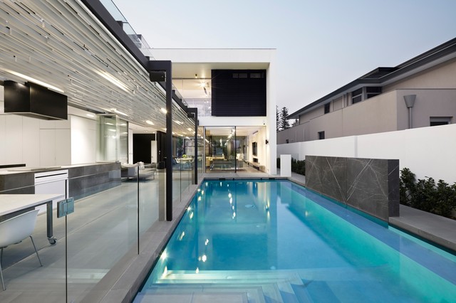 Gallery House moderno-piscina