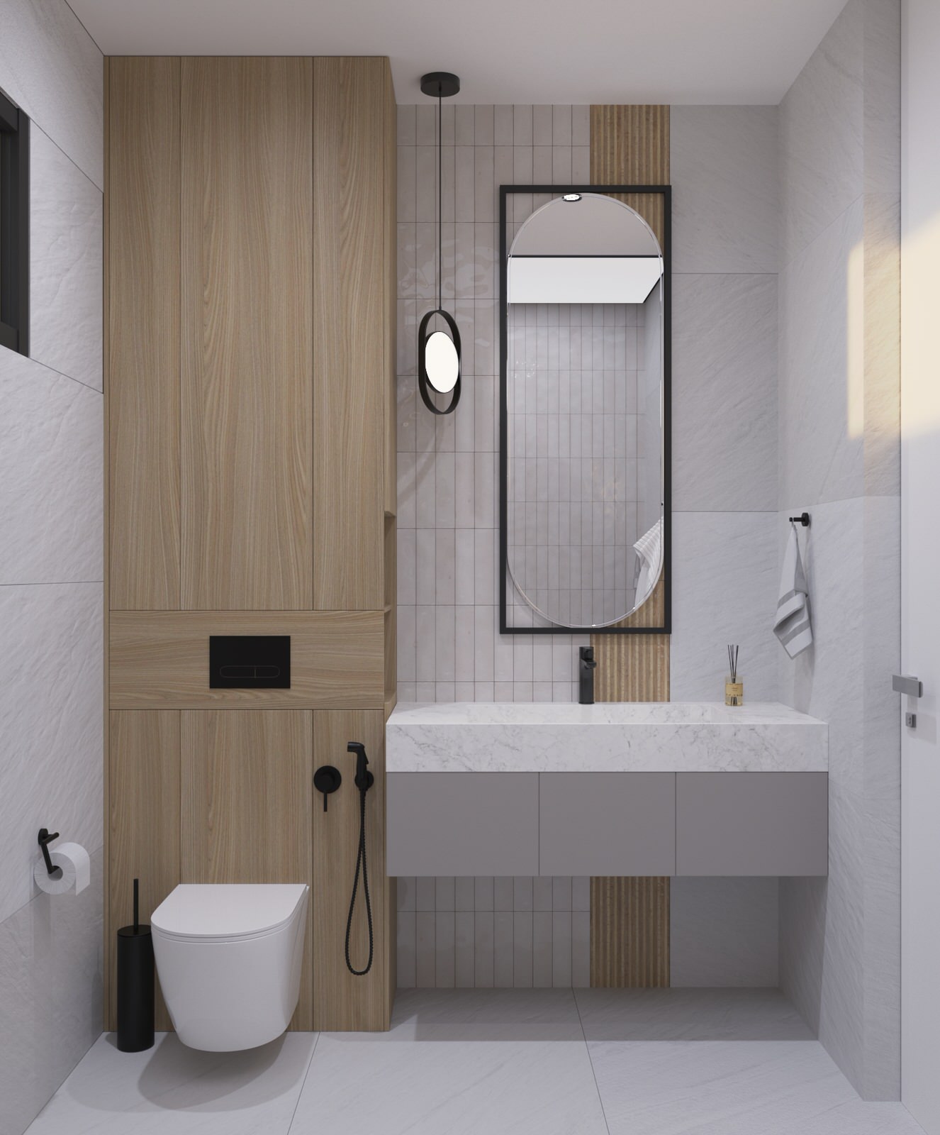 Проект загородного дома в Ленинградской области, стиль джапанди