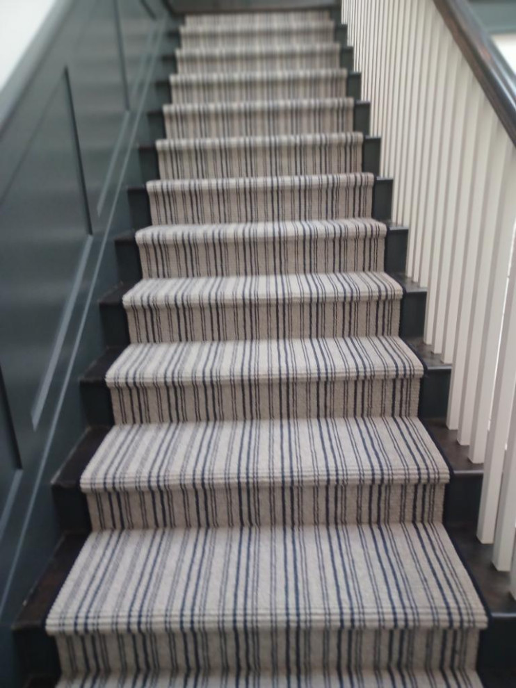 Stair runners Traditional Staircase Los Angeles by S & J Biren