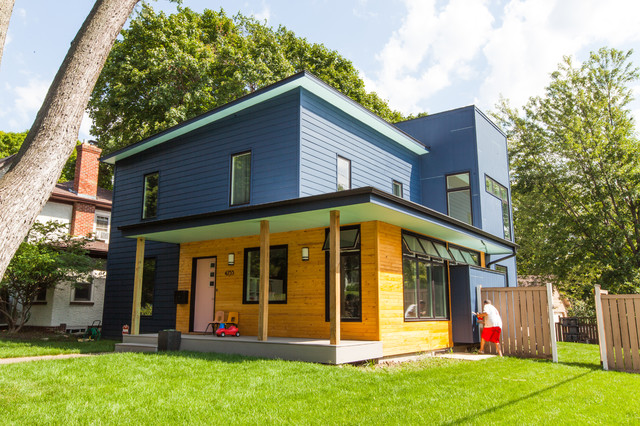 SW Minneapolis Modern Remodel/Addition contemporary-exterior