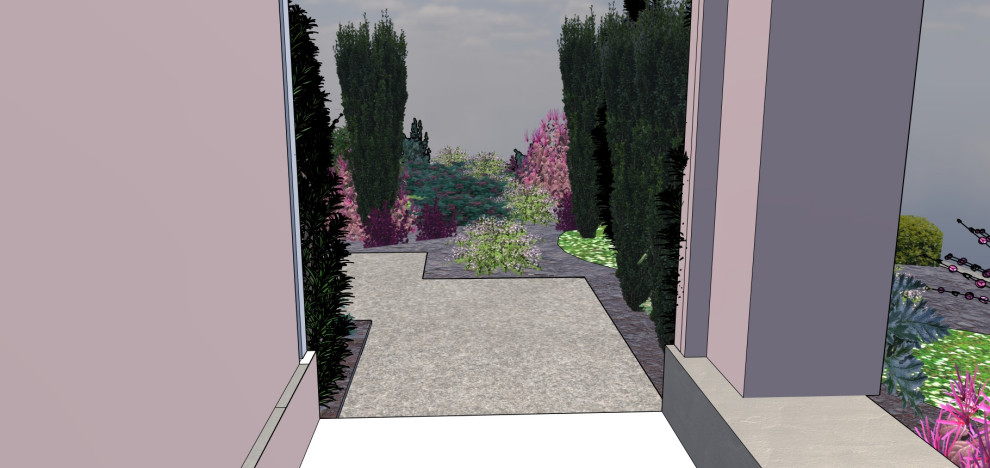 Final Design: Front Yard Design for a Silicon Valley Residence