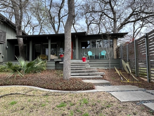 Mid-Century Front +Backyard Landscape - Dallas, TX