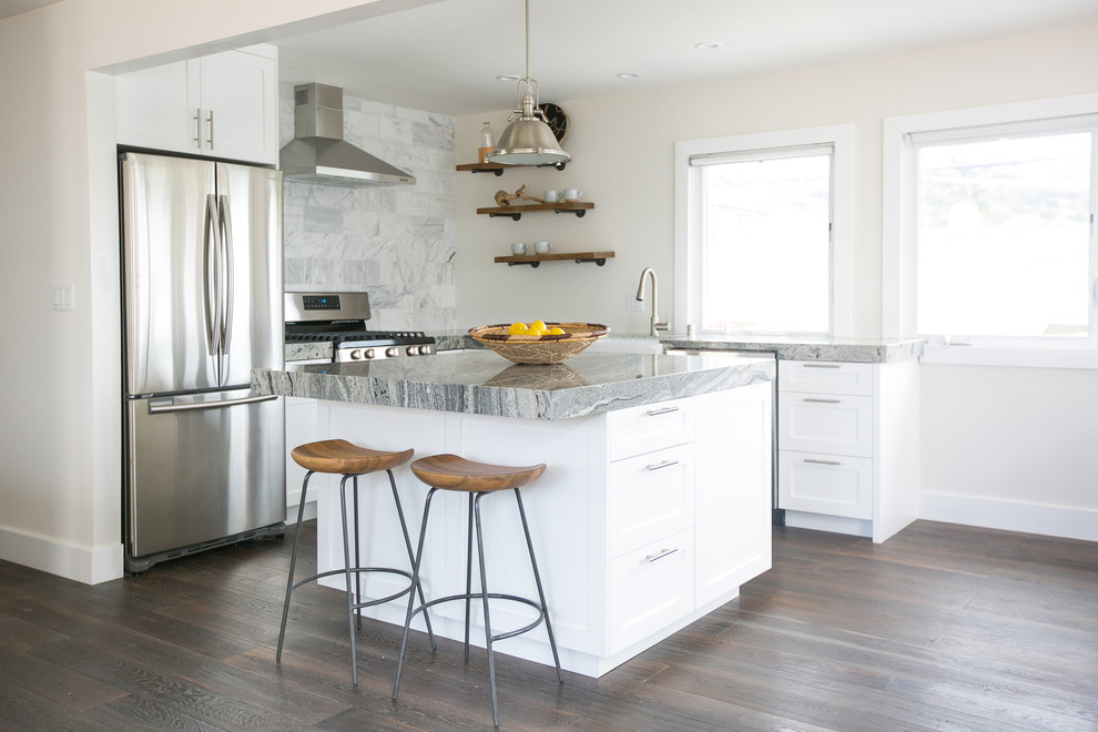 Inspiration for a beach style kitchen in San Francisco.