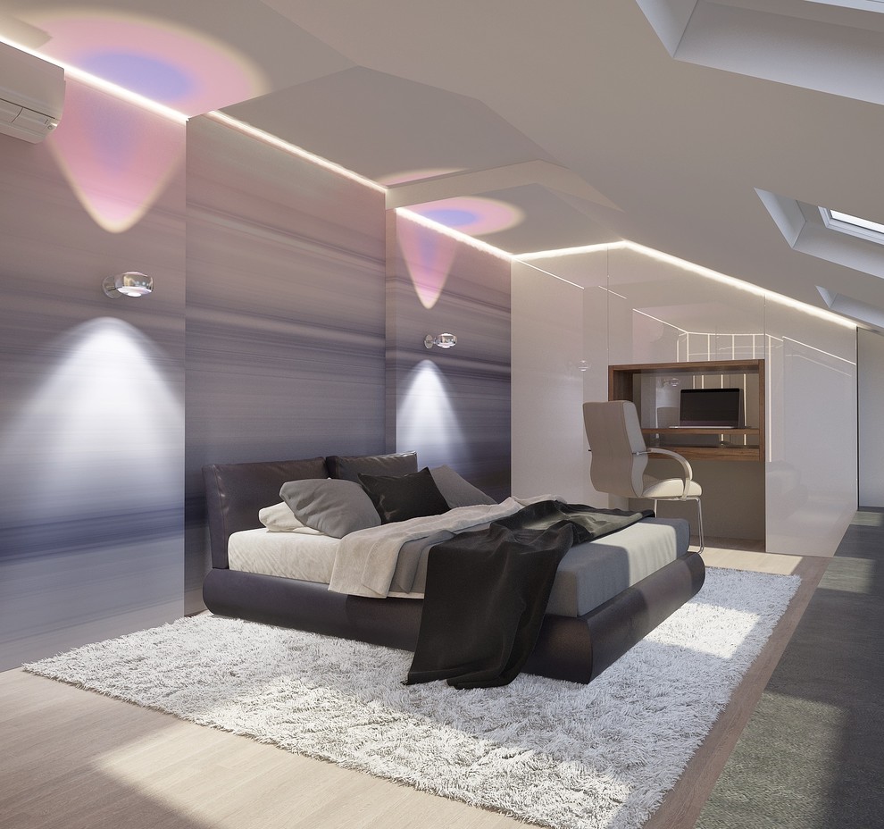 Эскиз небольшой современной квартиры