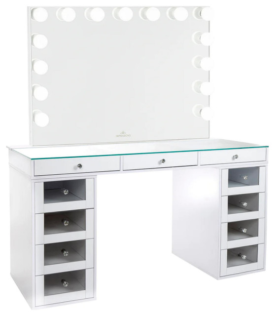 SlayStation Pro 2.0 Tabletop Vanity Mirror - Contemporary - Bedroom ...