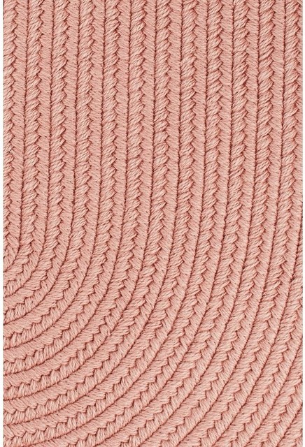 Solid Wool Rug, Old Rose, 8' Round, 8' Round - Farmhouse - Area Rugs ...
