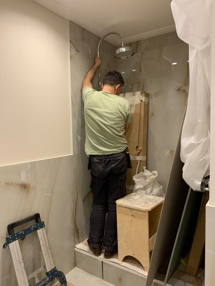 Подгон уровня верхнего душа