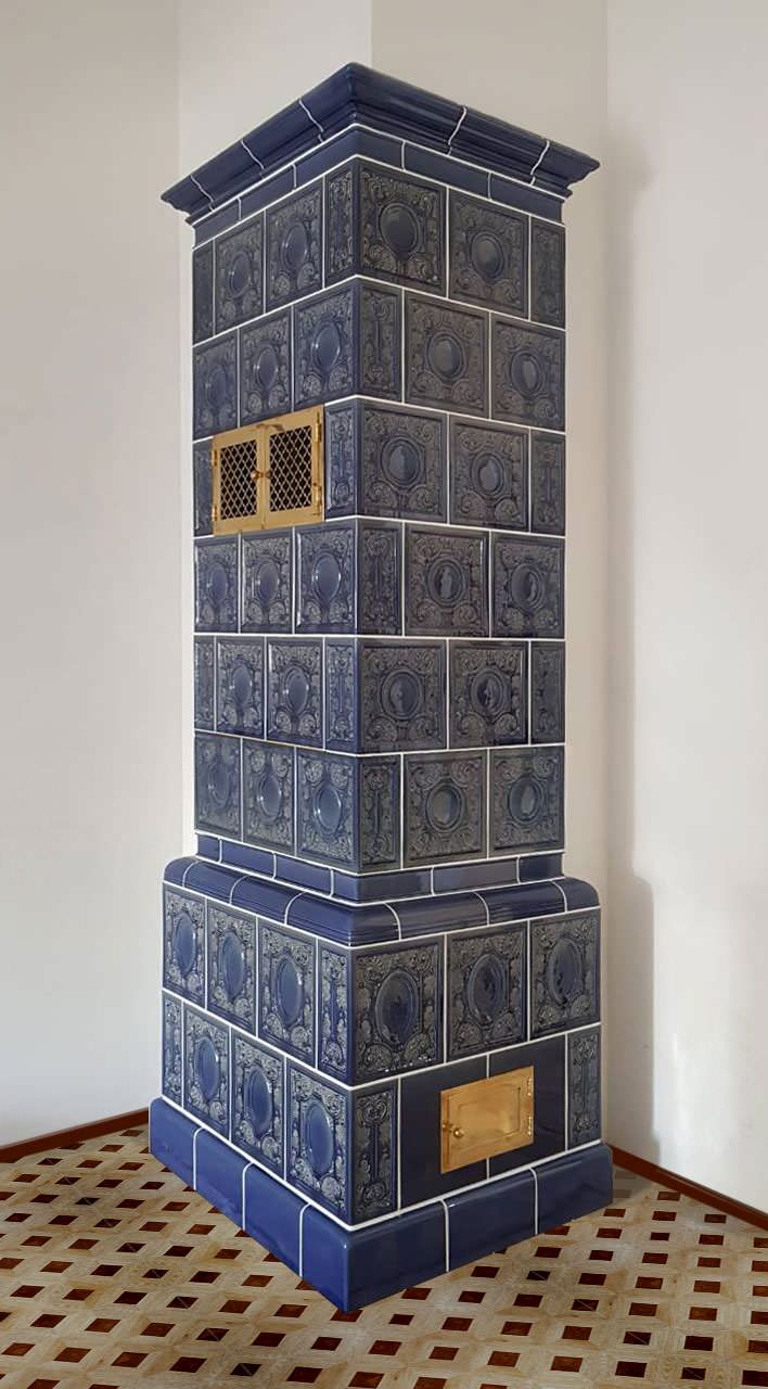 Изразцовые камины и печи