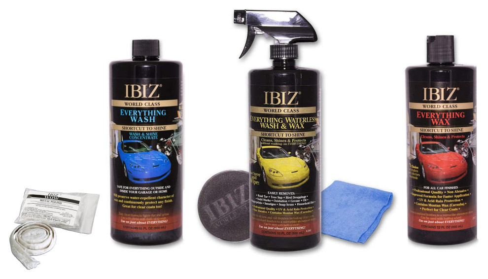 IBIZ World Class Everything Car Wash and Polish Kit