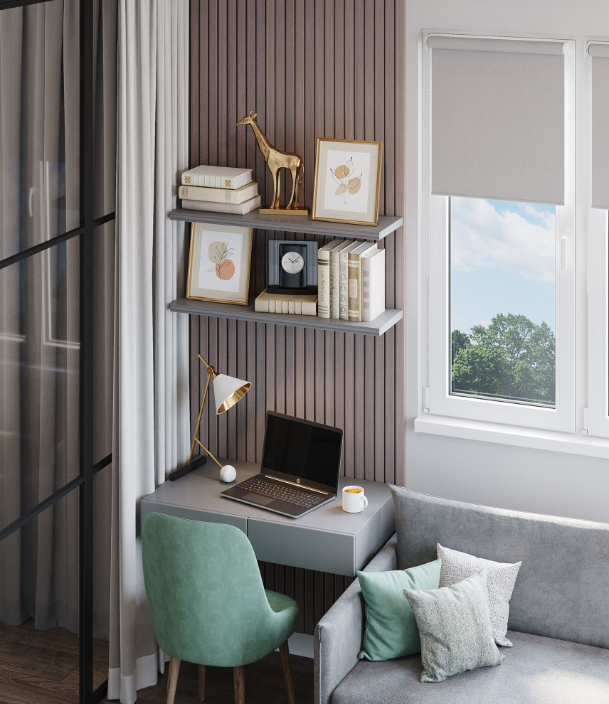 Дизайн-проект однокомнатной квартиры в современном стиле