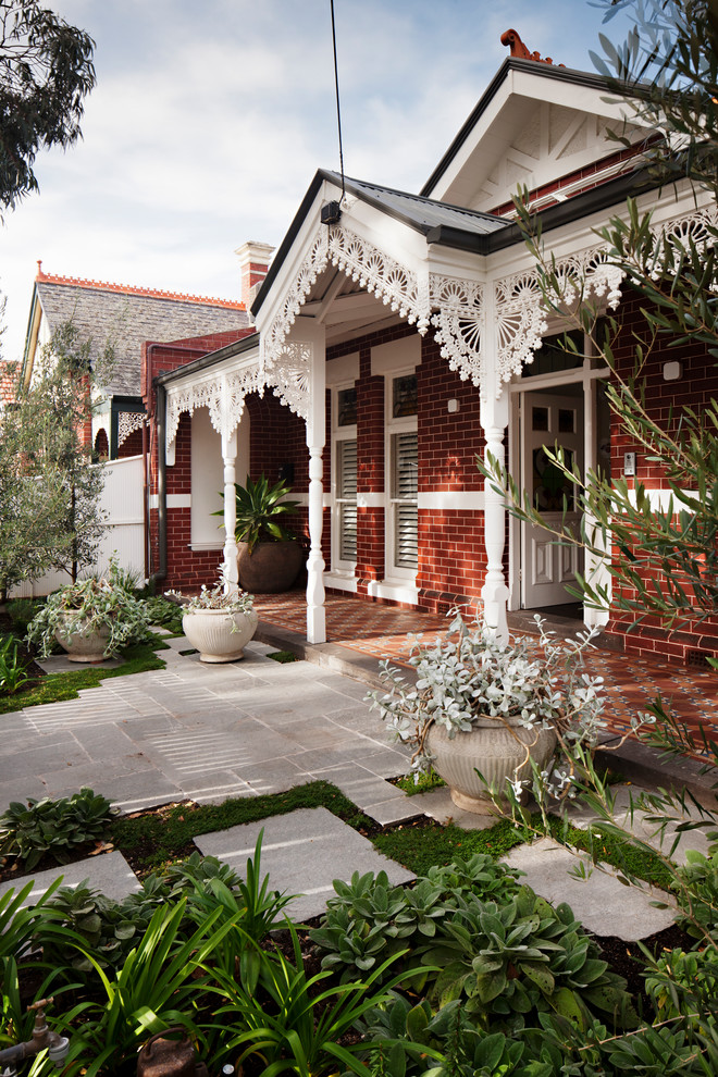 This is an example of a traditional verandah in Melbourne.
