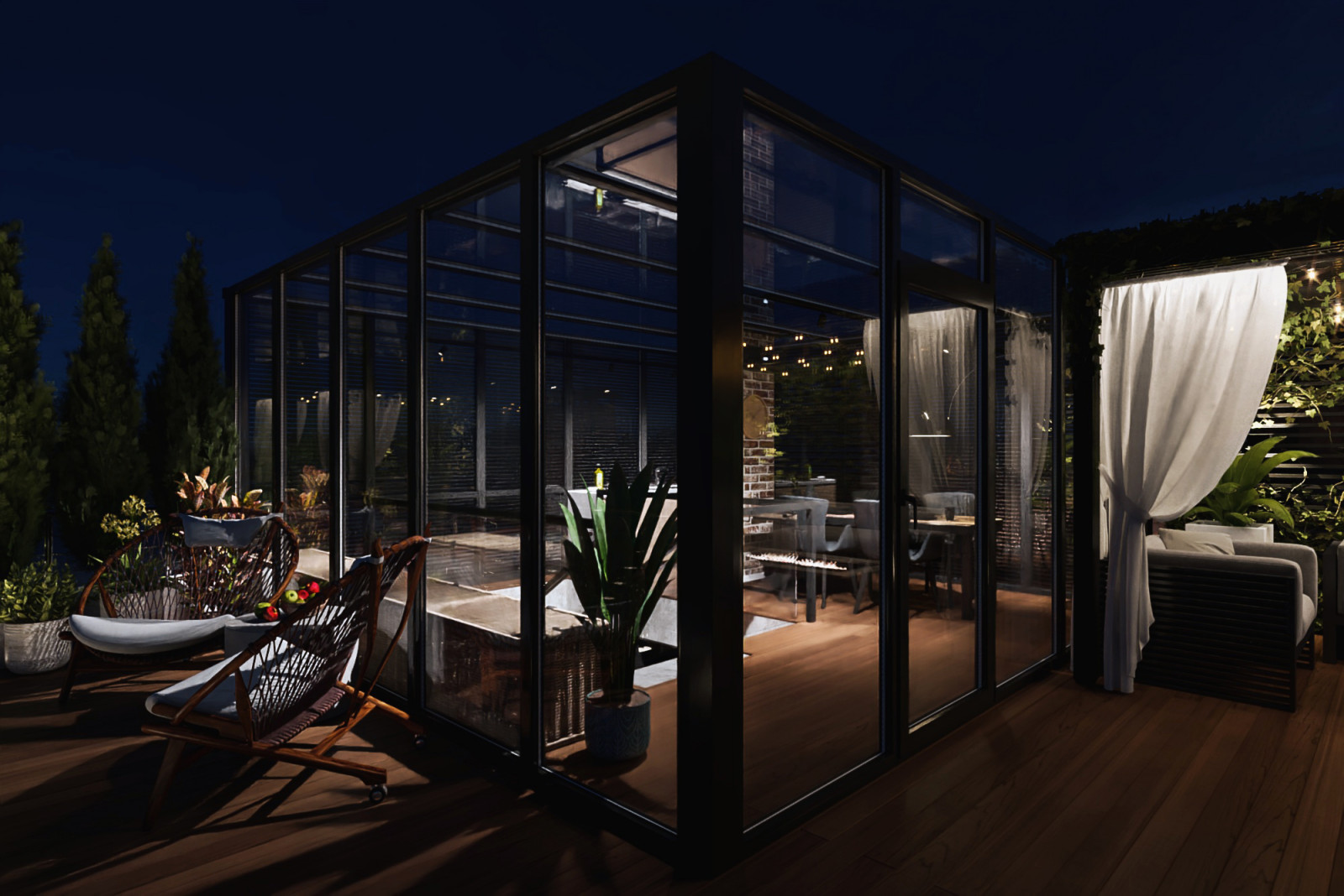 Терраса пентхауса в г. Сочи