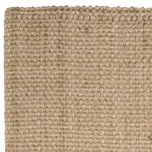 Picture of Handwoven Fiber Braided Jute Area Rug with Natural Seagrass, Coastal ...
