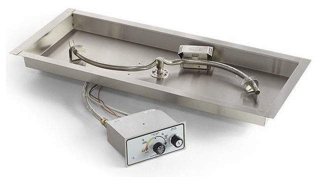 Flame Sensing Spark Ignition Fire Pit Burner Kit 54 X16 Pan