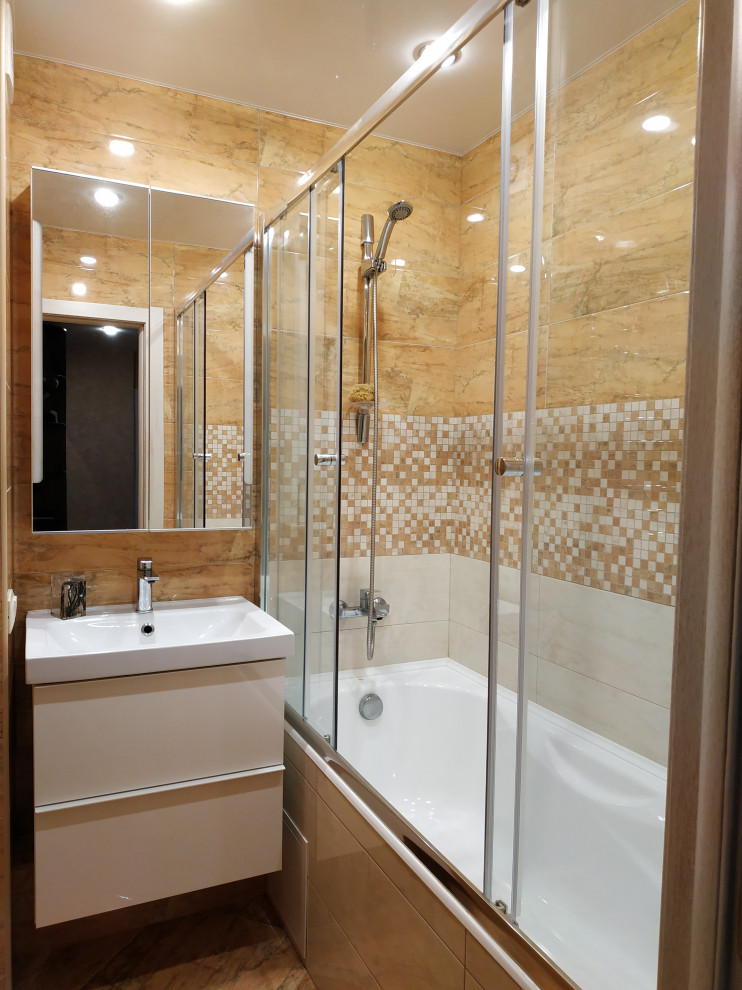 Квартира в тонах сентябрьского парка.