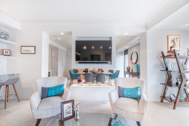 Hanover House contemporaneo-salon