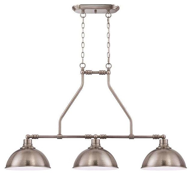 Timarron 3 Light Linear Pendant Traditional Kitchen Island Timarron 3 Light Linear Pendant