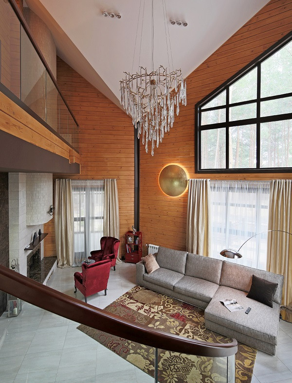 Загородный дом из бруса в элитном посёлке