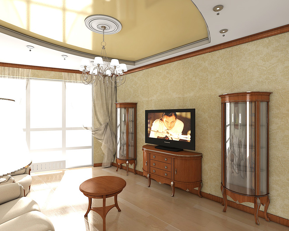 Квартира с витражными оканми