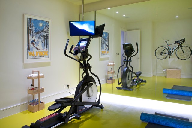 Wandsworth contemporary-home-gym