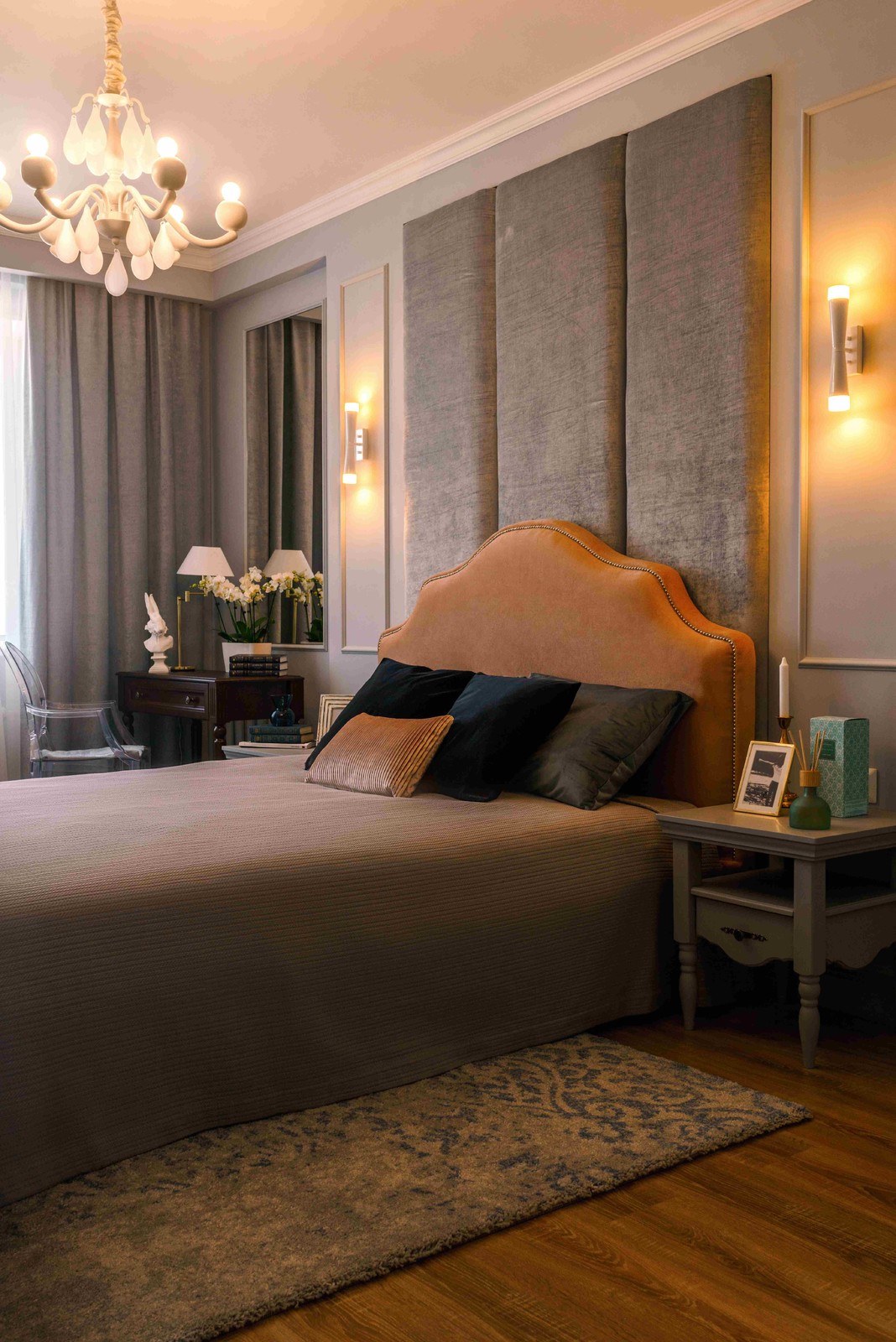 Квартира серого цвета с розовым. г.Димитровград .