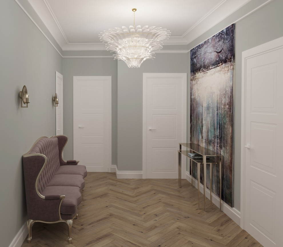 Flur in Vierzimmerwochnung, 108 qm. Berlin.