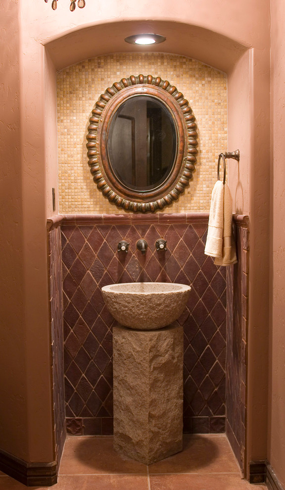 Example of a mountain style bathroom design in Austin