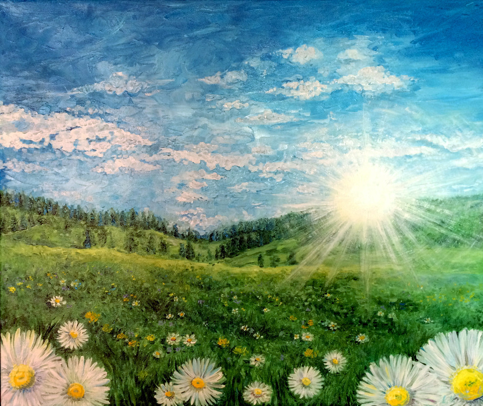 Природа; холст, масло