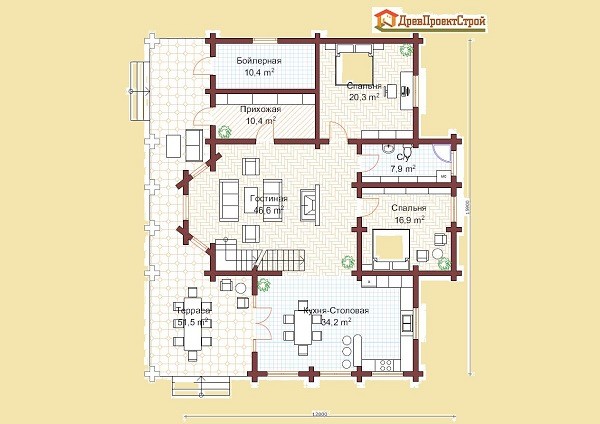Проект дома № 57