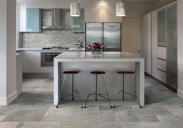 Ceramic Porcelain Tile  ideas  Contemporary Kitchen  