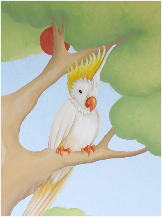 Роспись в детской комнате