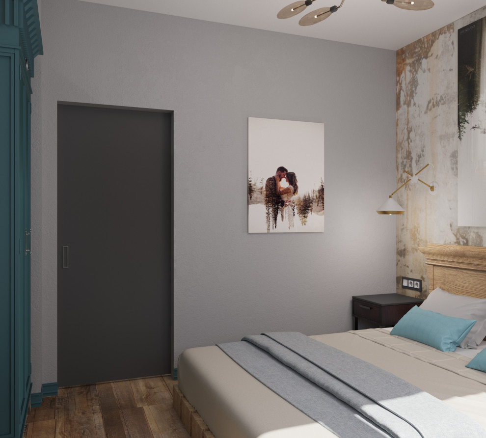 Квартира в стиле эклектики с элементами лофт