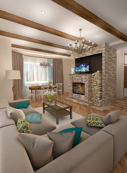 Интерьер загородного дома