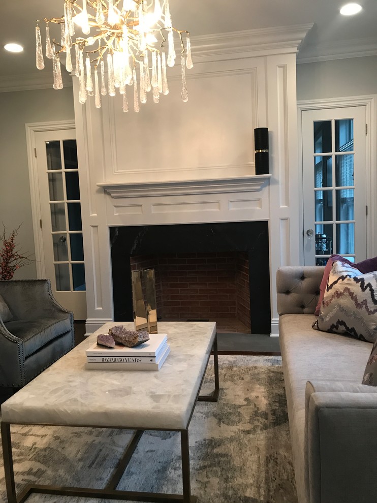 Should I paint my red brick fireplace?