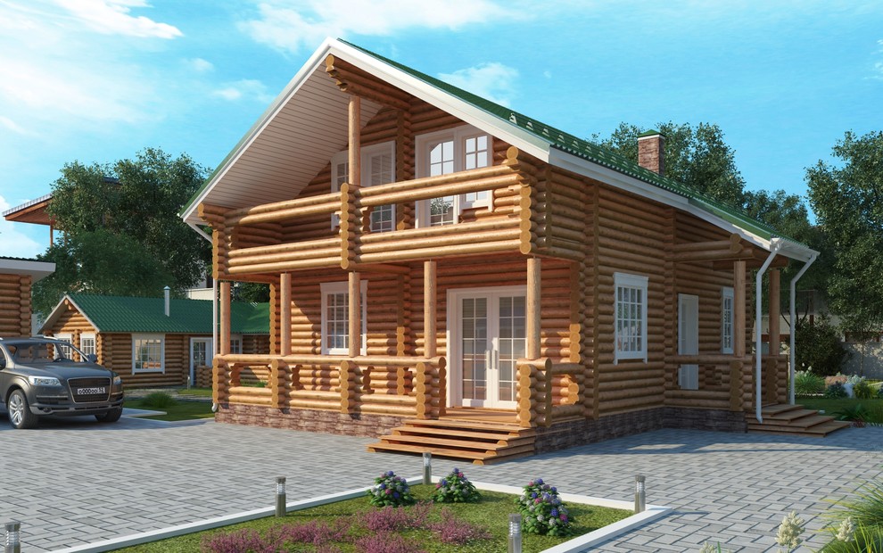 3d визуализация коттеджа