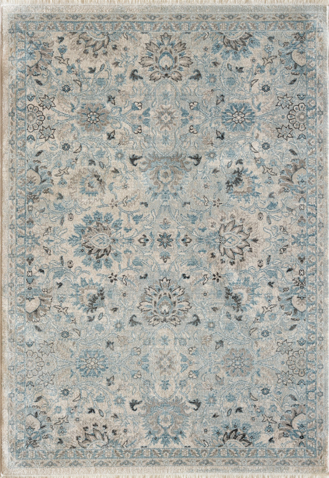 Juno 6883100 Area Rug, Cream, 6'7"x9'2" Traditional Area Rugs by