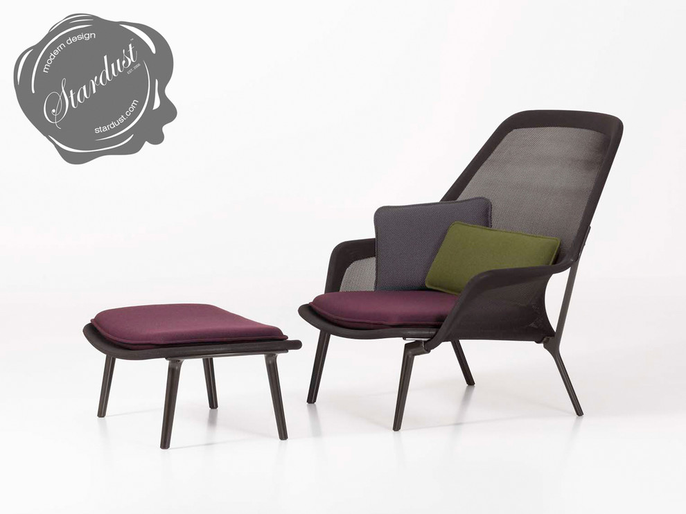 Vitra Slow Chair: Contemporary Modern Chaise Lounge Chair