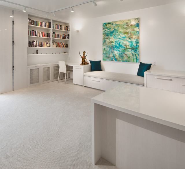 DC Condo Remodel contemporary-arbetsrum
