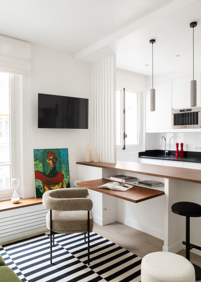 Cette photo montre un bureau scandinave.