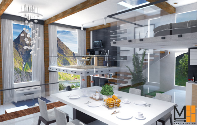 Loft Interior rendering