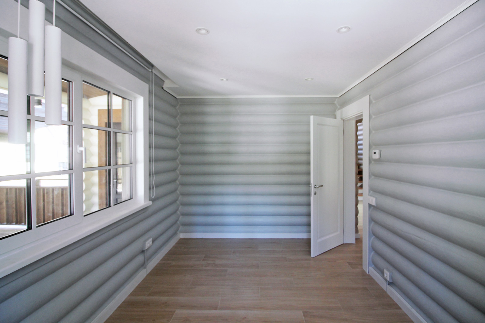 Срубовой коттедж в Рощино