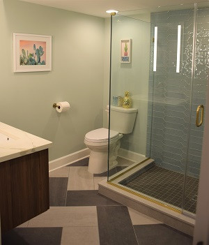 Bathroom - transitional bathroom idea in Baltimore