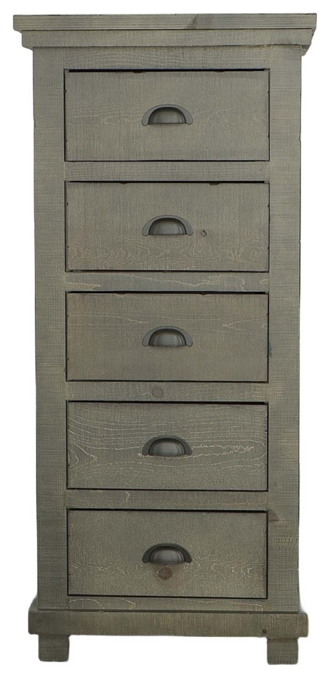 Willow Lingerie Chest, Distressed Dark Gray