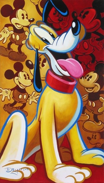 Disney Fine Art Dog Gone It by Tim Rogerson