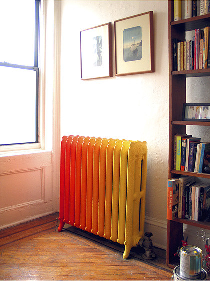 How To Make Peace With Your Radiator, Bookcase Over Radiator Cover
