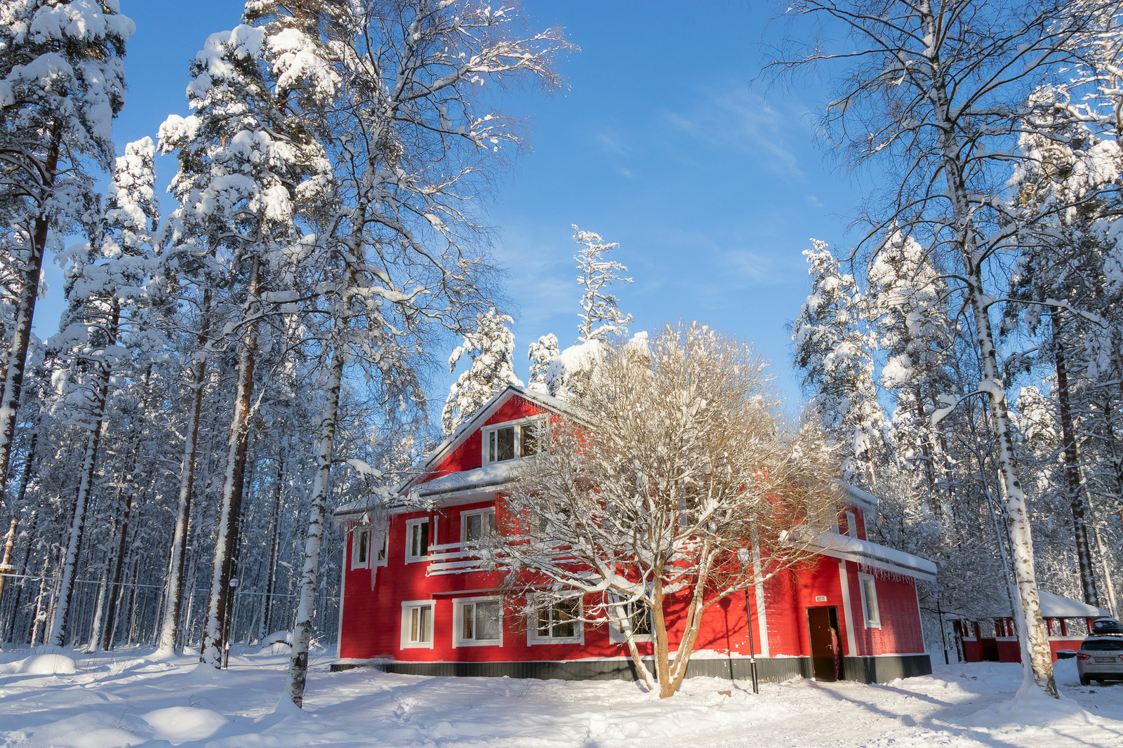 База отдыха "Радуга". Зимняя сказка