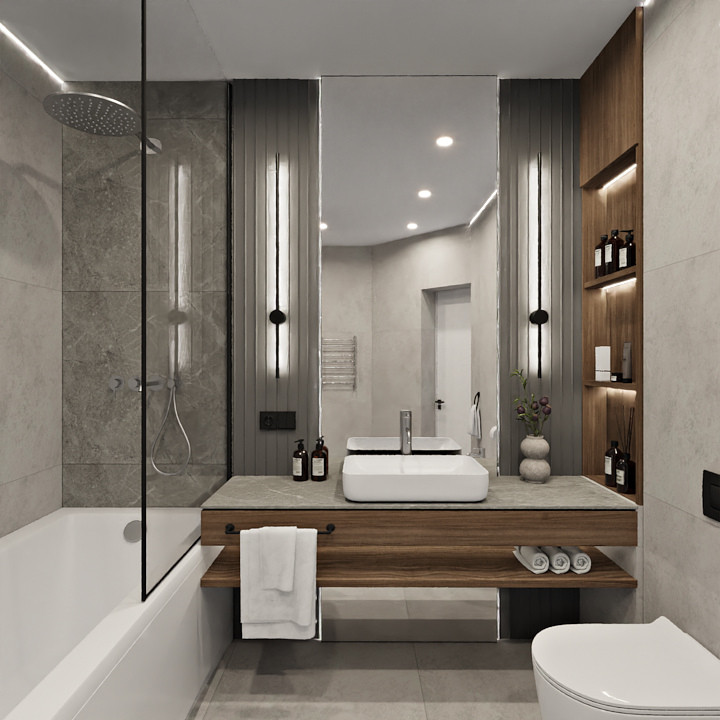 Санузел в современном стиле