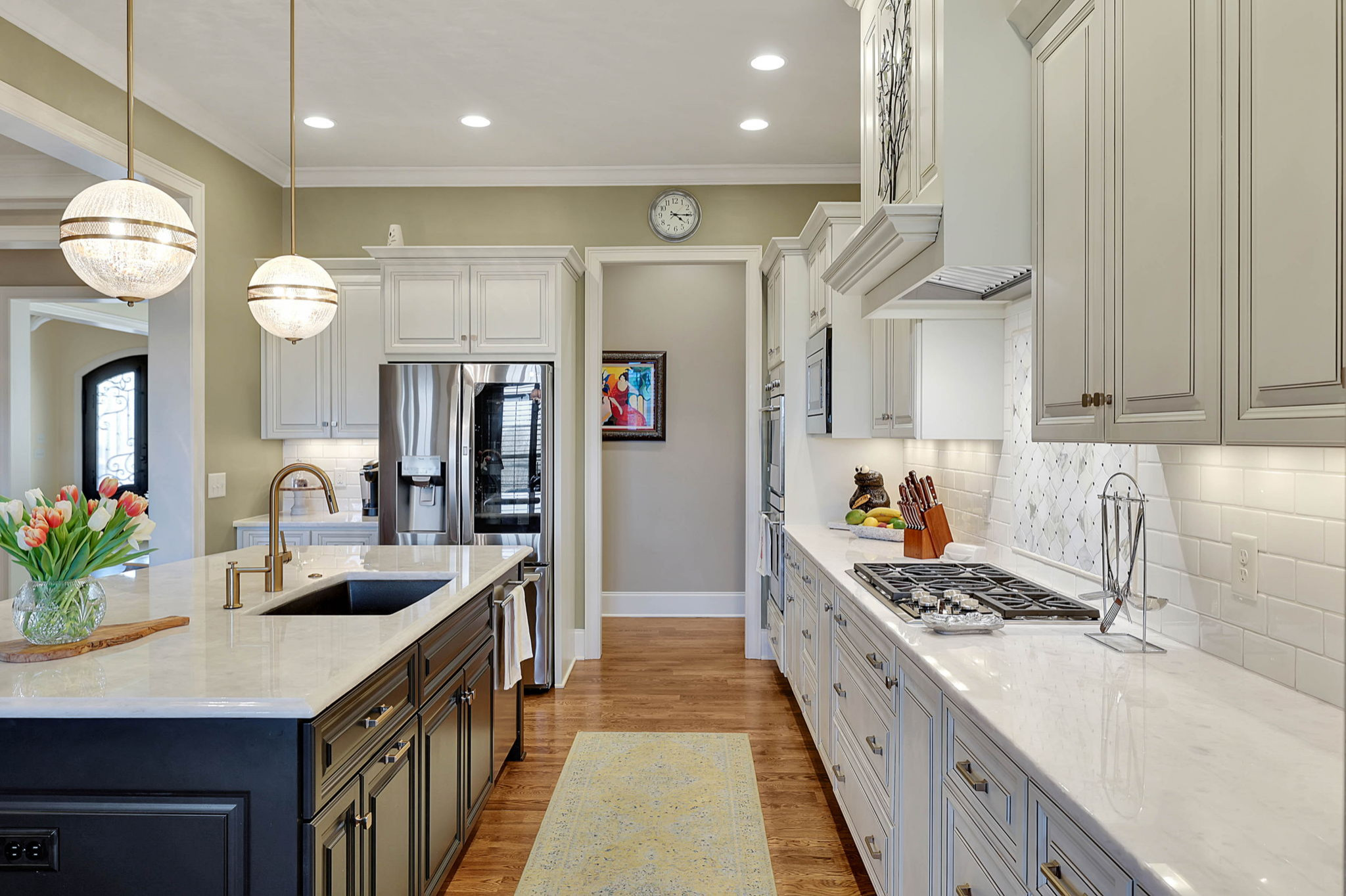 KITCHEN REMODEL: New island is MARBLEOUS