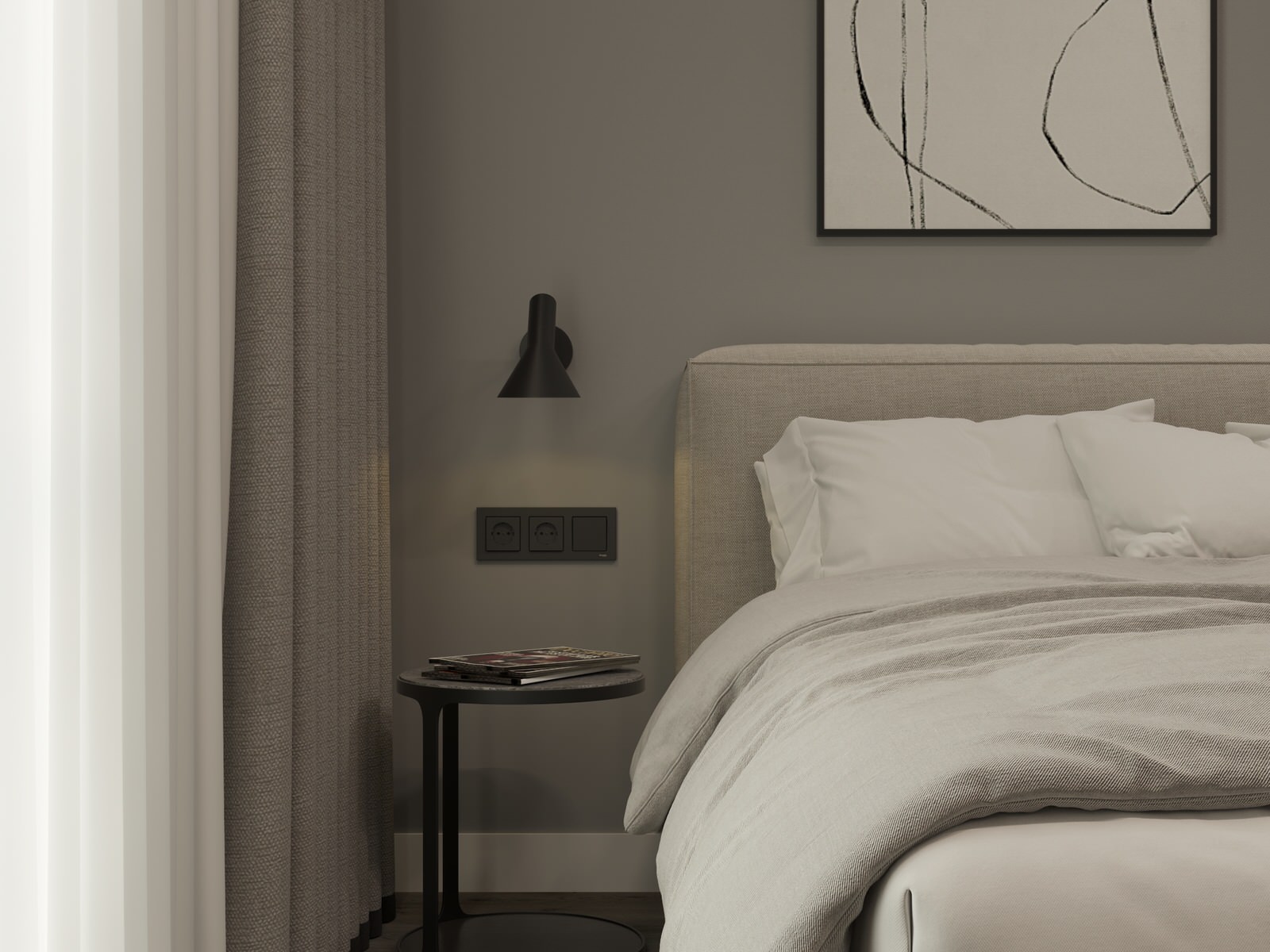 Дизайн проект спальни